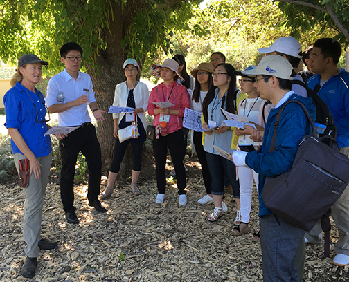 One Health for Food Safety visits UC Davis Student Farm